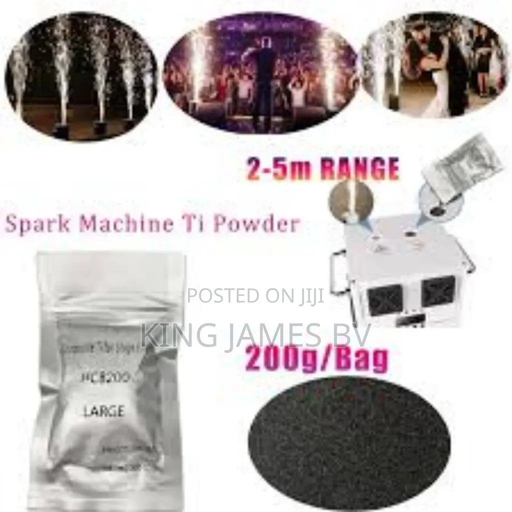 Cold Spark Machine Powder – Titanium Spark Effect Powder