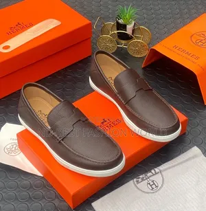 White Sole Leather Shoe