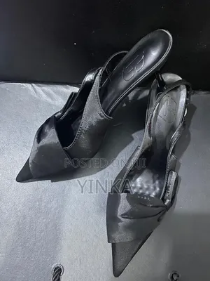 Sandal Heel With a Red Rose