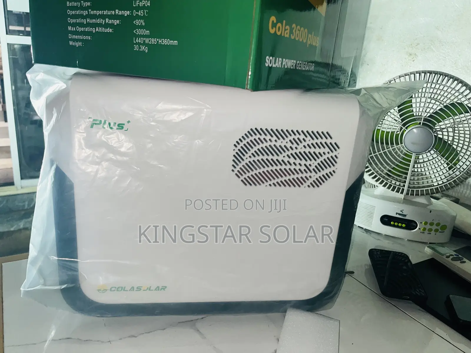 COLA 3600 PLUS Solar Generator (3.6kWh)