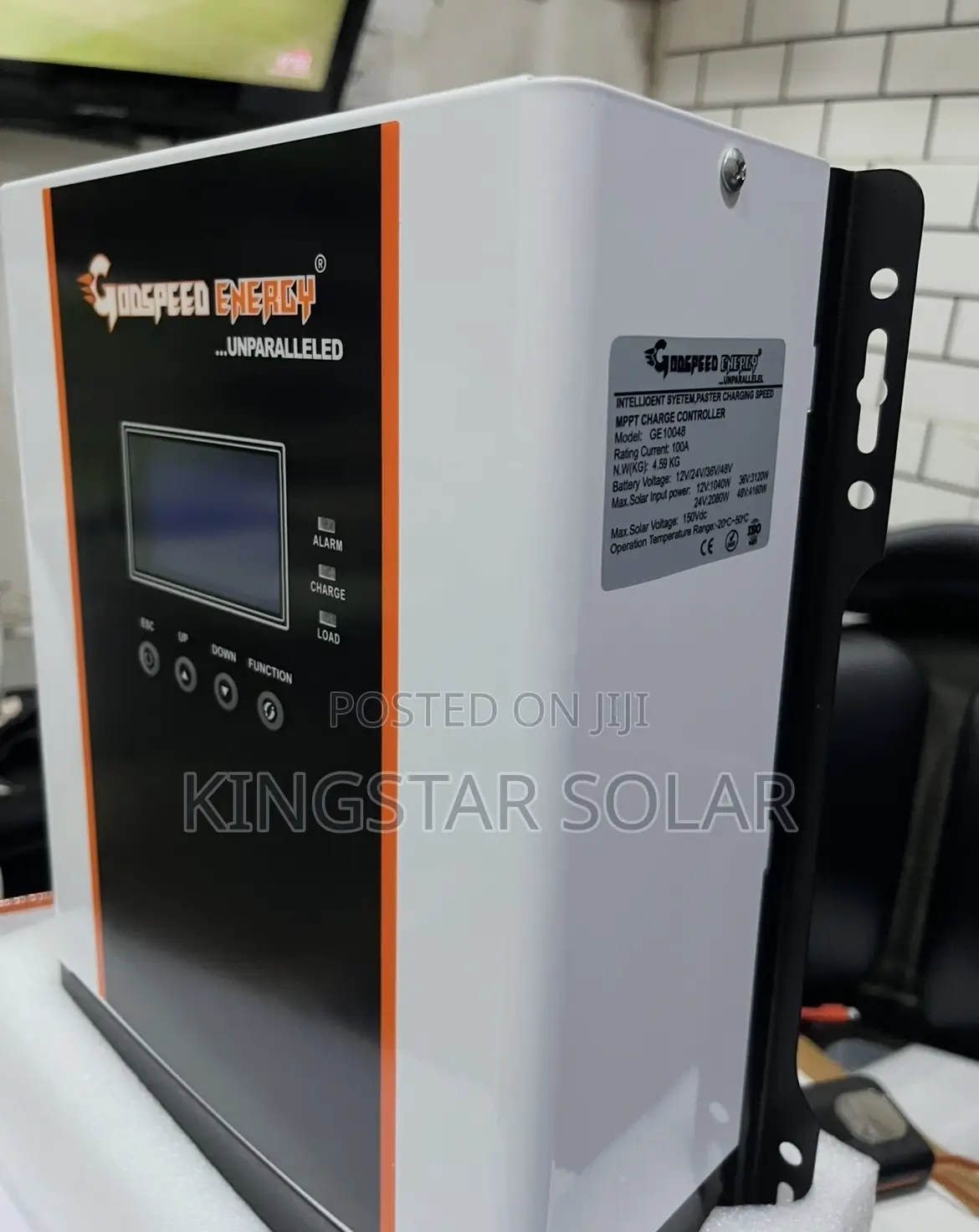 100A 48V Godspeed MPPT Charge Controller