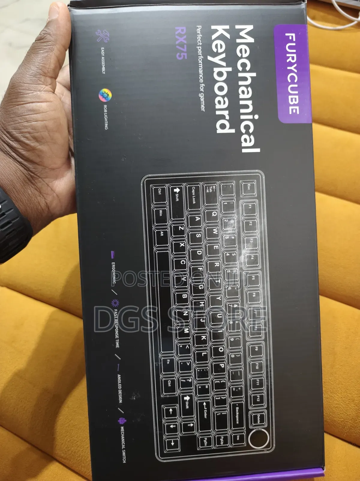 Furycube Mechanical Keyboard Wireless Rx75 Pro