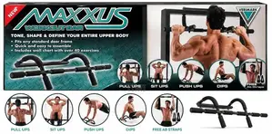 Maxxus Doorway Pull-Up Bar – New + Free Ab Straps
