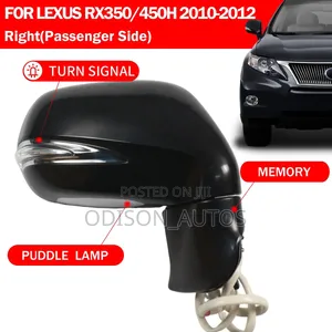 Complete Side Mirror Lexus Rx350 2010 2013 to 2015