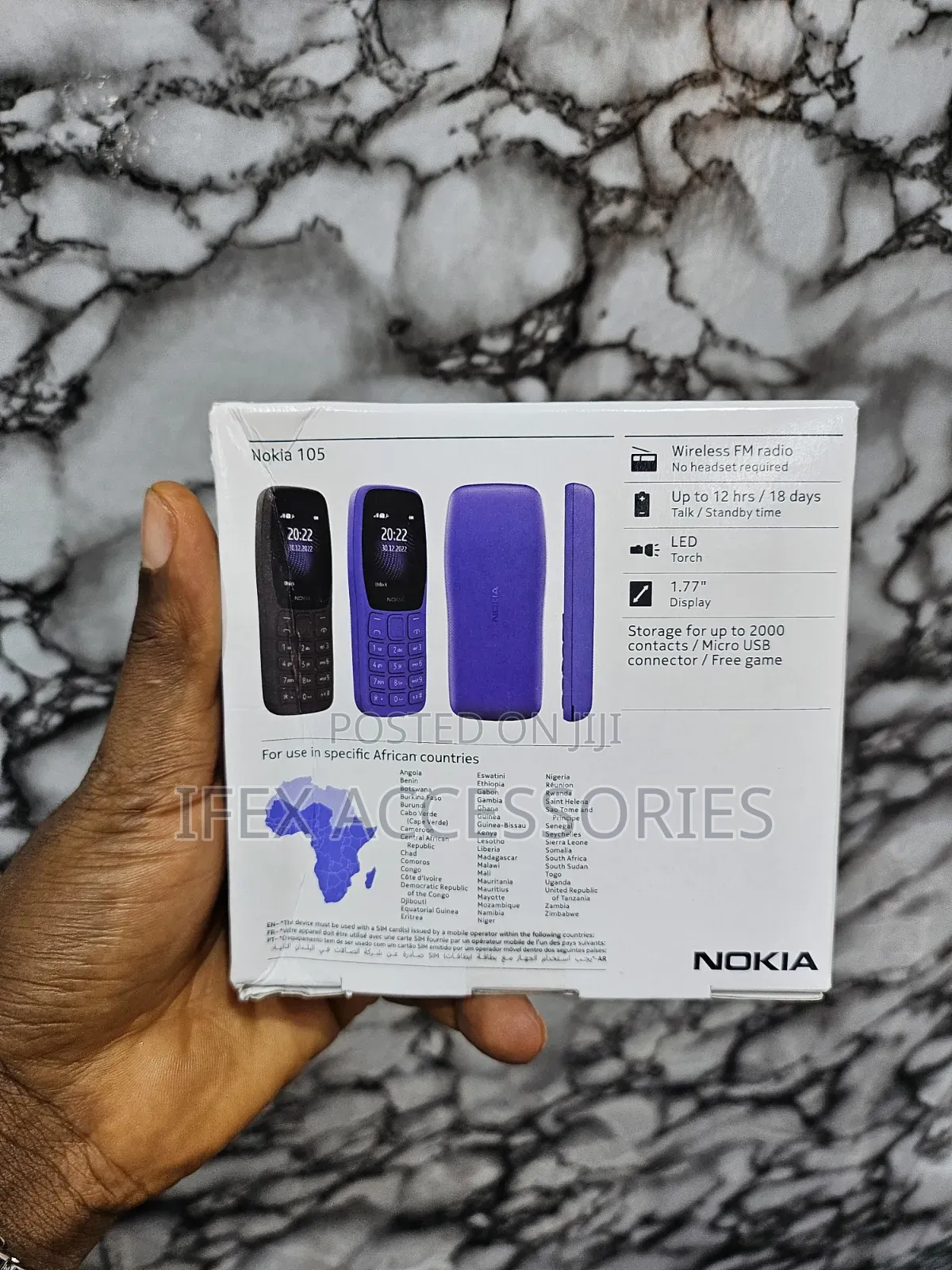 New Nokia 105 Black