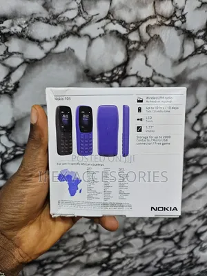 New Nokia 105 Black