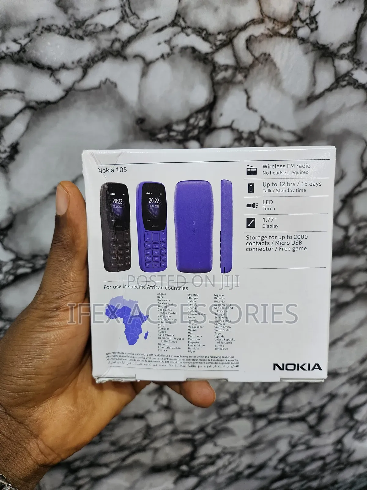 New Nokia 105 Black