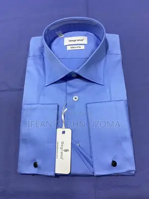 PLAIN SEGRATO Slim Fit Cufflink Shirt