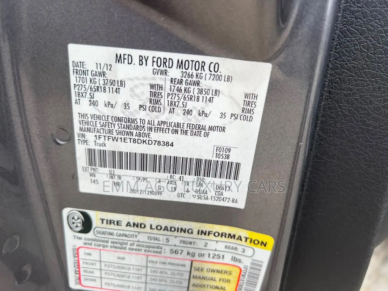 Ford F-150 XLT 2013 Gray