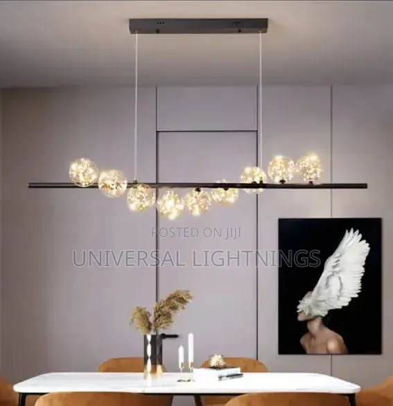 Modern Luxury Linear Led Bubbles Pendant Chandelier