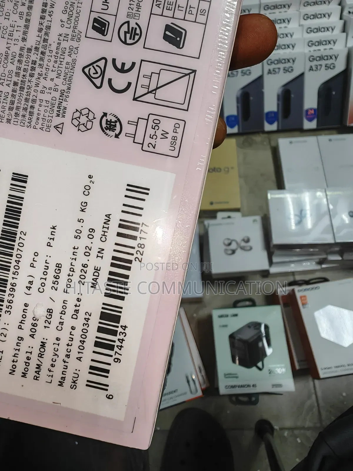 New Nothing Phone 4a Pro 128 GB Black