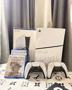 Open Box Ps5 Slim With Twelve Games and Two Pads