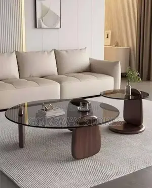 Modern Round Glass Center Table