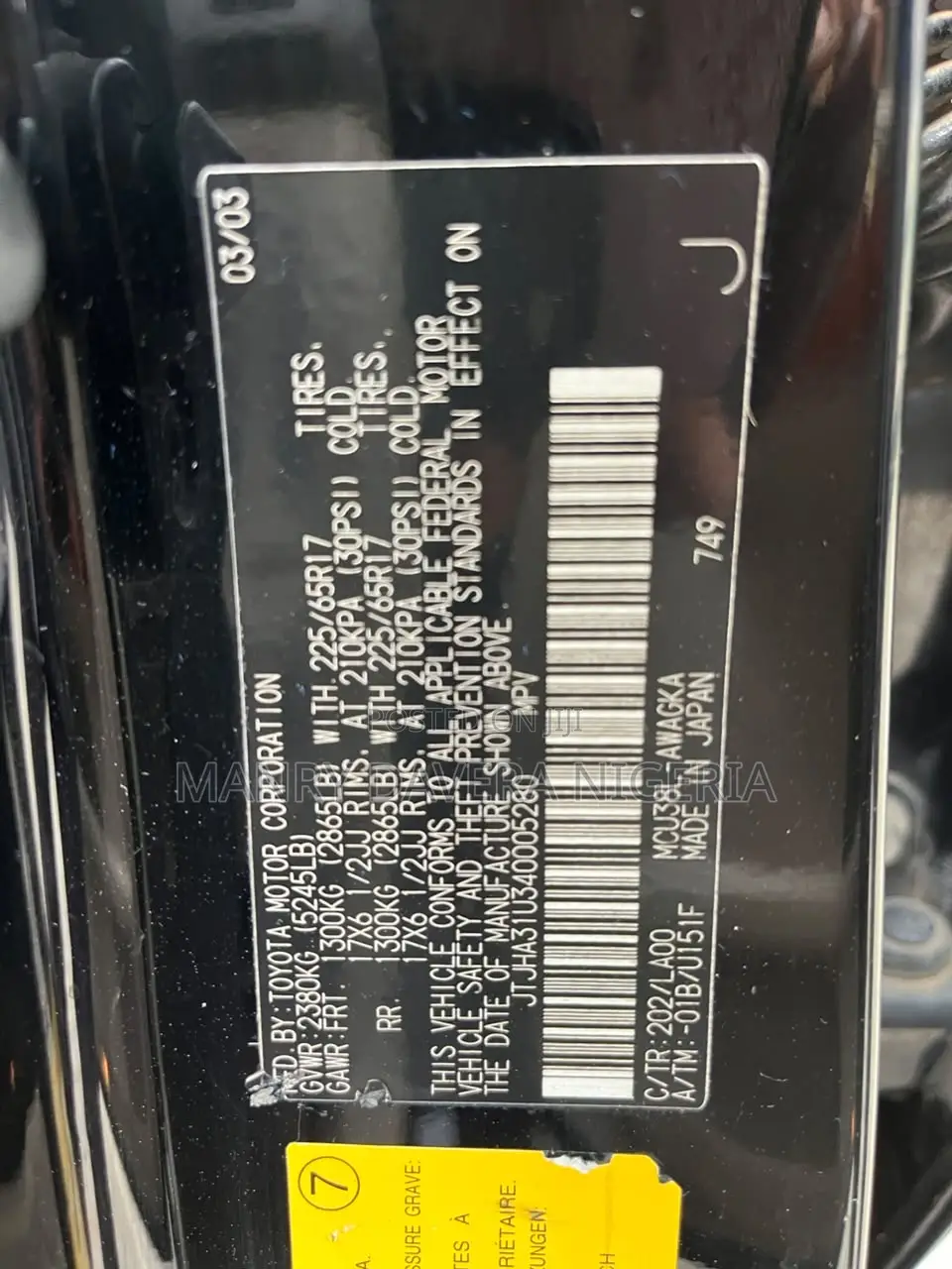 Lexus RX 2003 Black