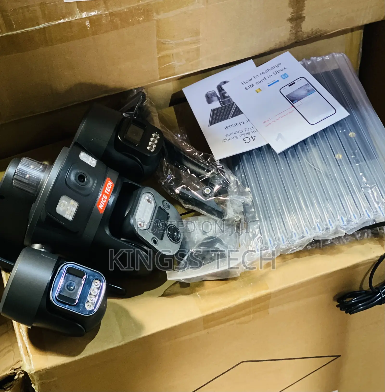 Ubox St630 Triple Lens Solar Camera St630