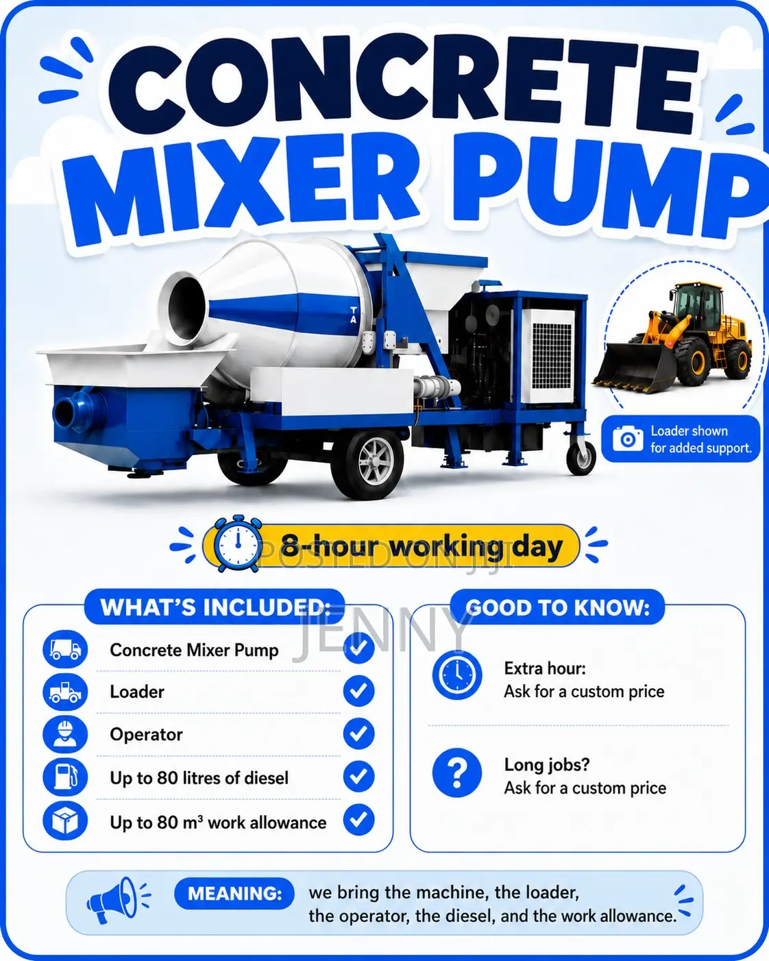 Concrete Mixer Pump