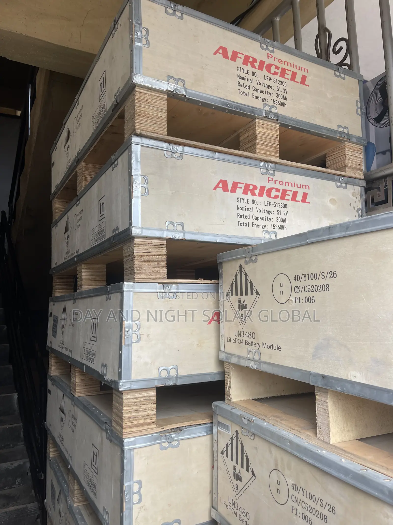 15kwh Africell Ion Lithium Battery 51.2v