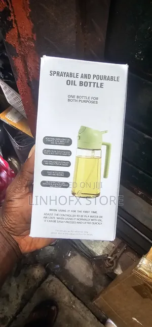 Sprayable and Pourable Oil Bottle