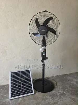 16 Inches Charweek Solar Fan Available