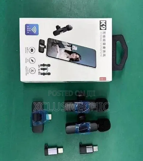 3 in 1 Wireless Lapel Microphone With Android and Type C