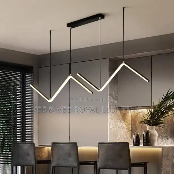 Modern v Line Pendant Chandelier - For Dining, Kitchen, Restaurants