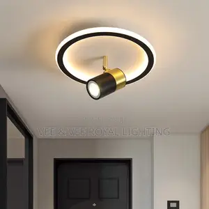 Modern LED Halo Spotlight Ceiling Light - For Bedroom, Hallway, Hotel