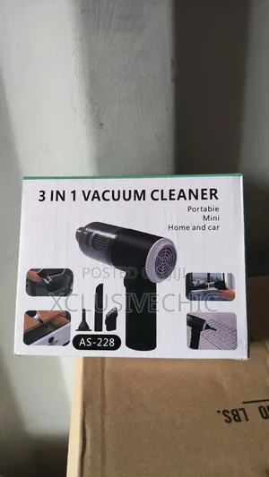 Portable Mini Car 3 in 1 Vacuum Cleaner