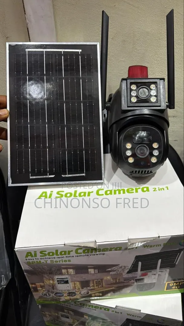 Solar PTZ Camera 2lens