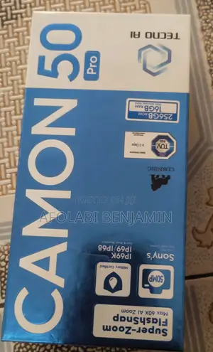 Tecno Camon 50 Pro 256 GB Black