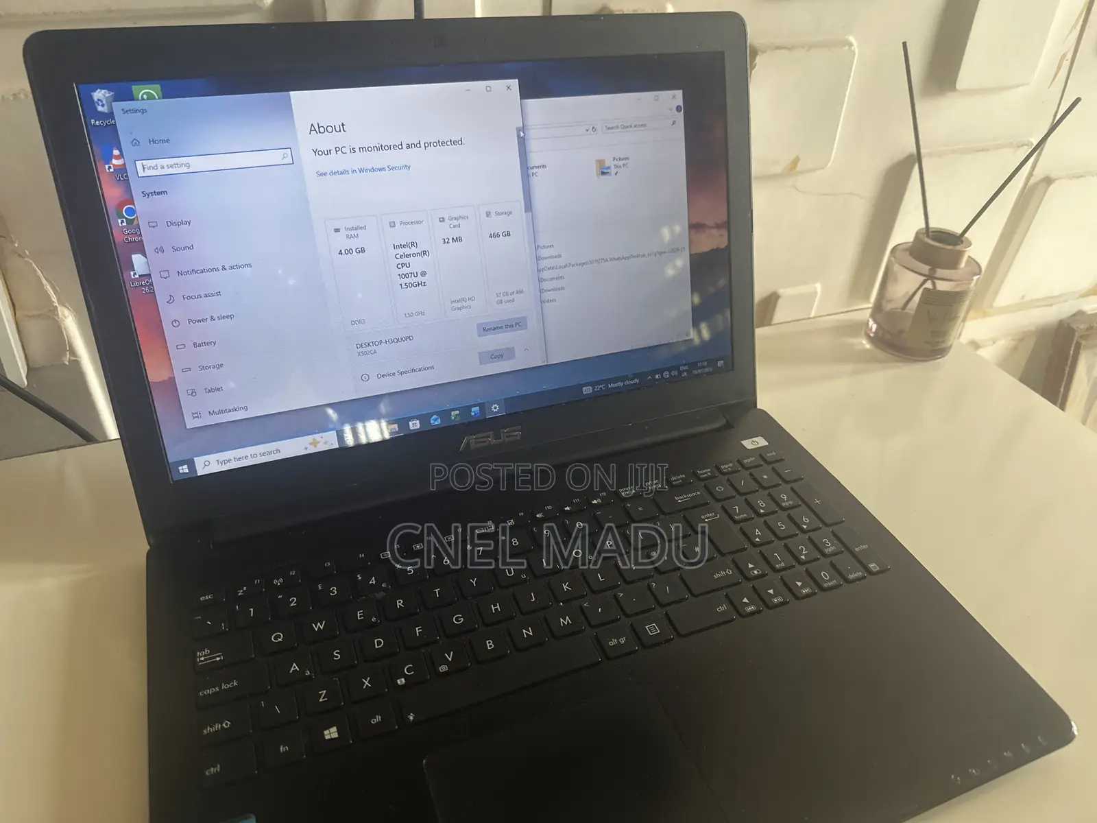 Laptop Asus X502CA 4GB Intel Celeron HDD 500GB