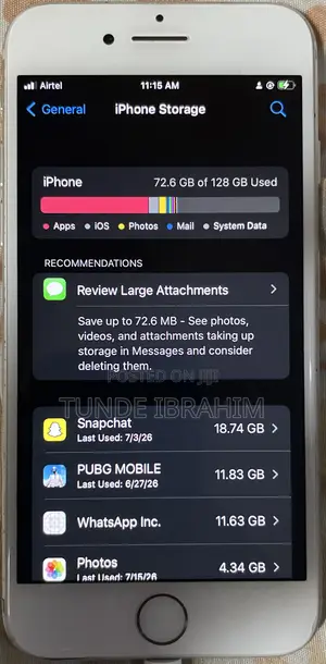 Apple iPhone 7 128 GB Silver