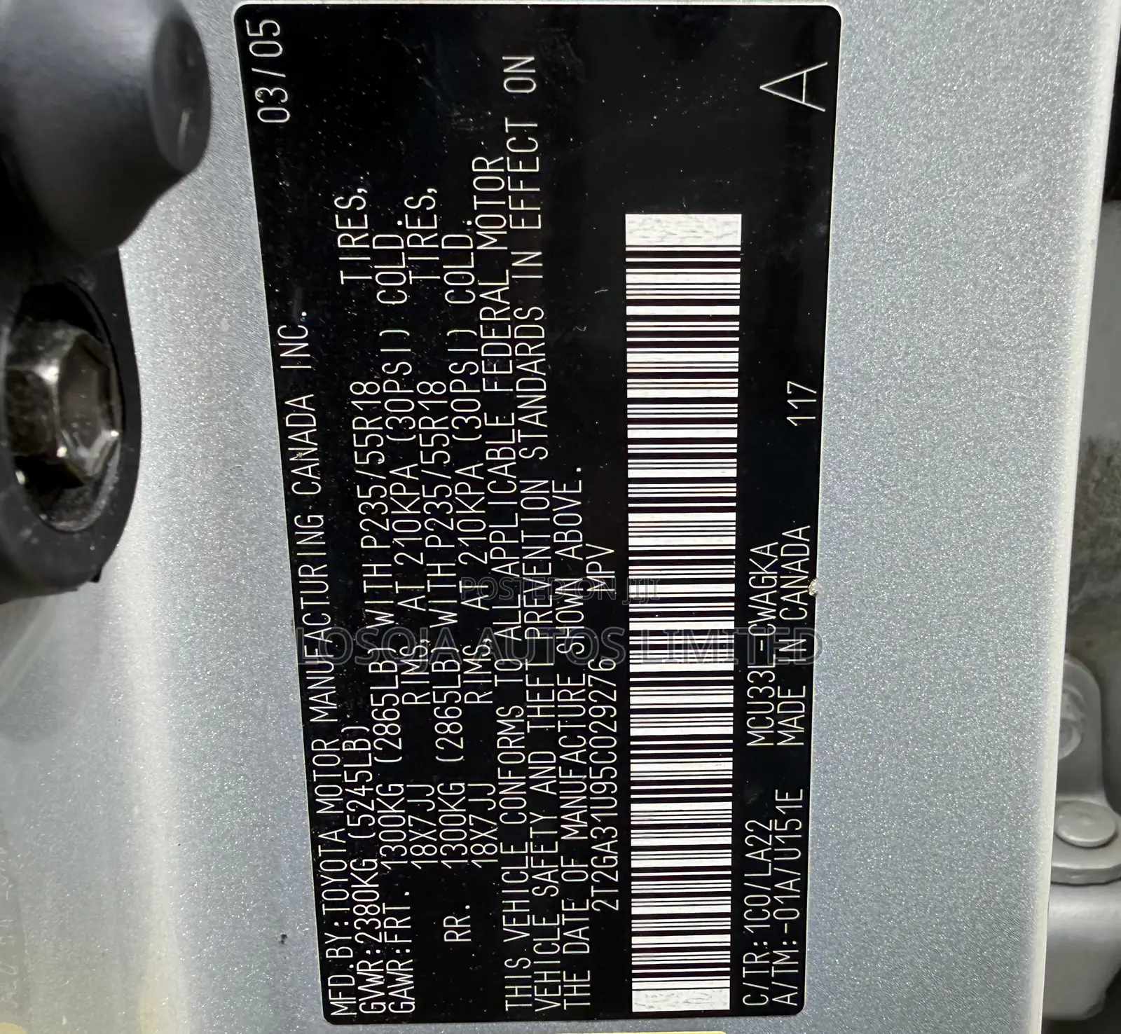 Lexus RX 330 2005 Silver