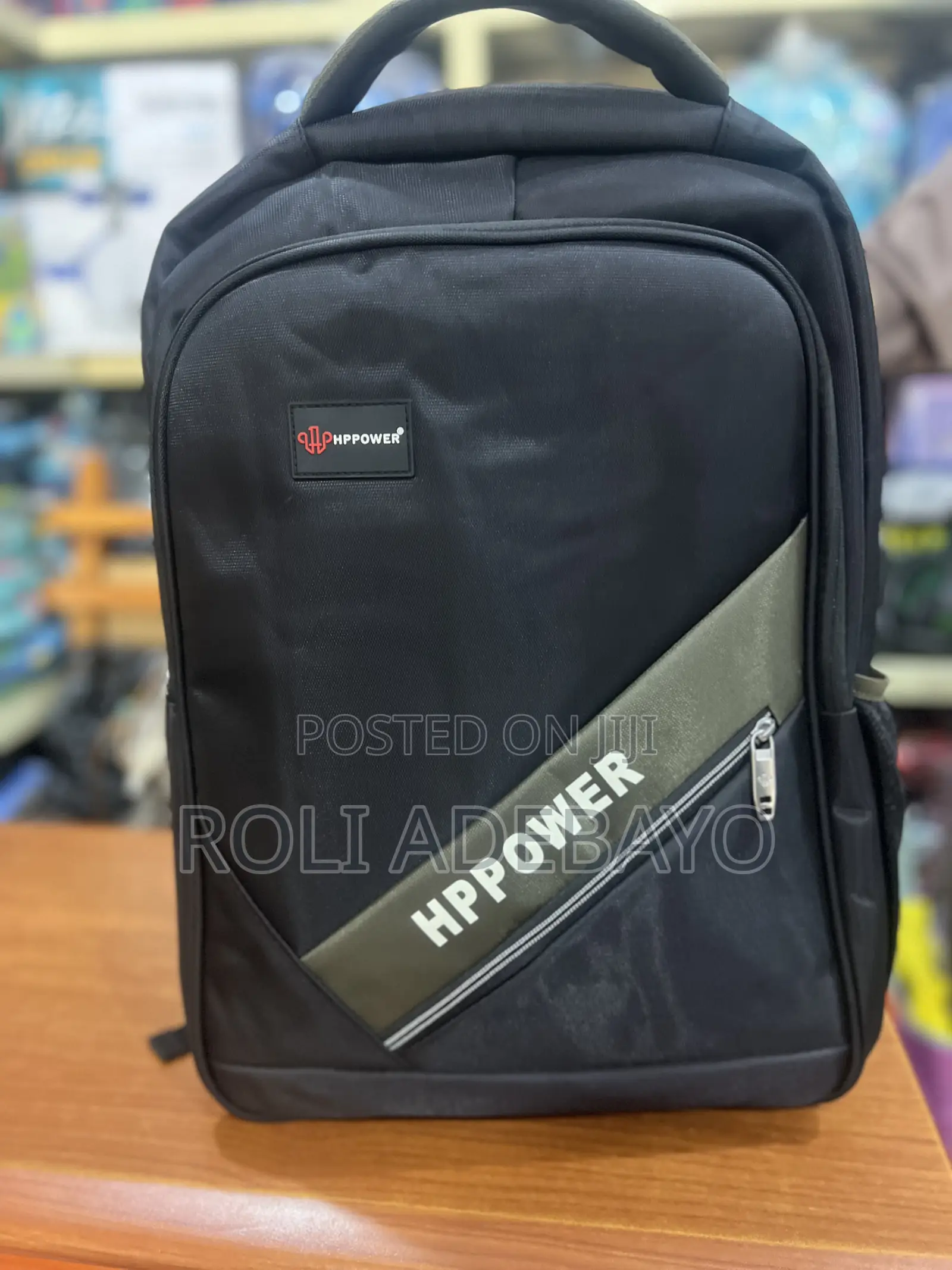 HPPOILO Brand Black Laptop Backpack