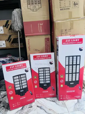 4000wart With 6000watt and 8000watt Jay Solar Street Light