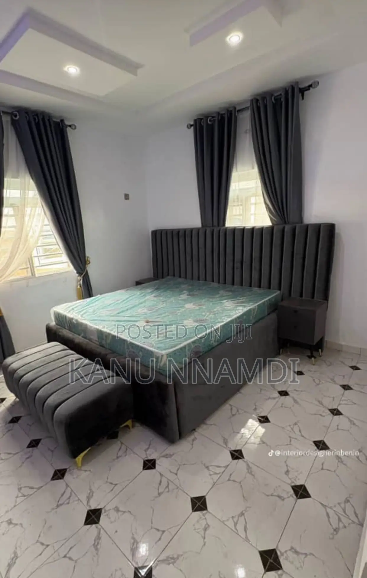 6x6 Bed Frame and Foot Rest