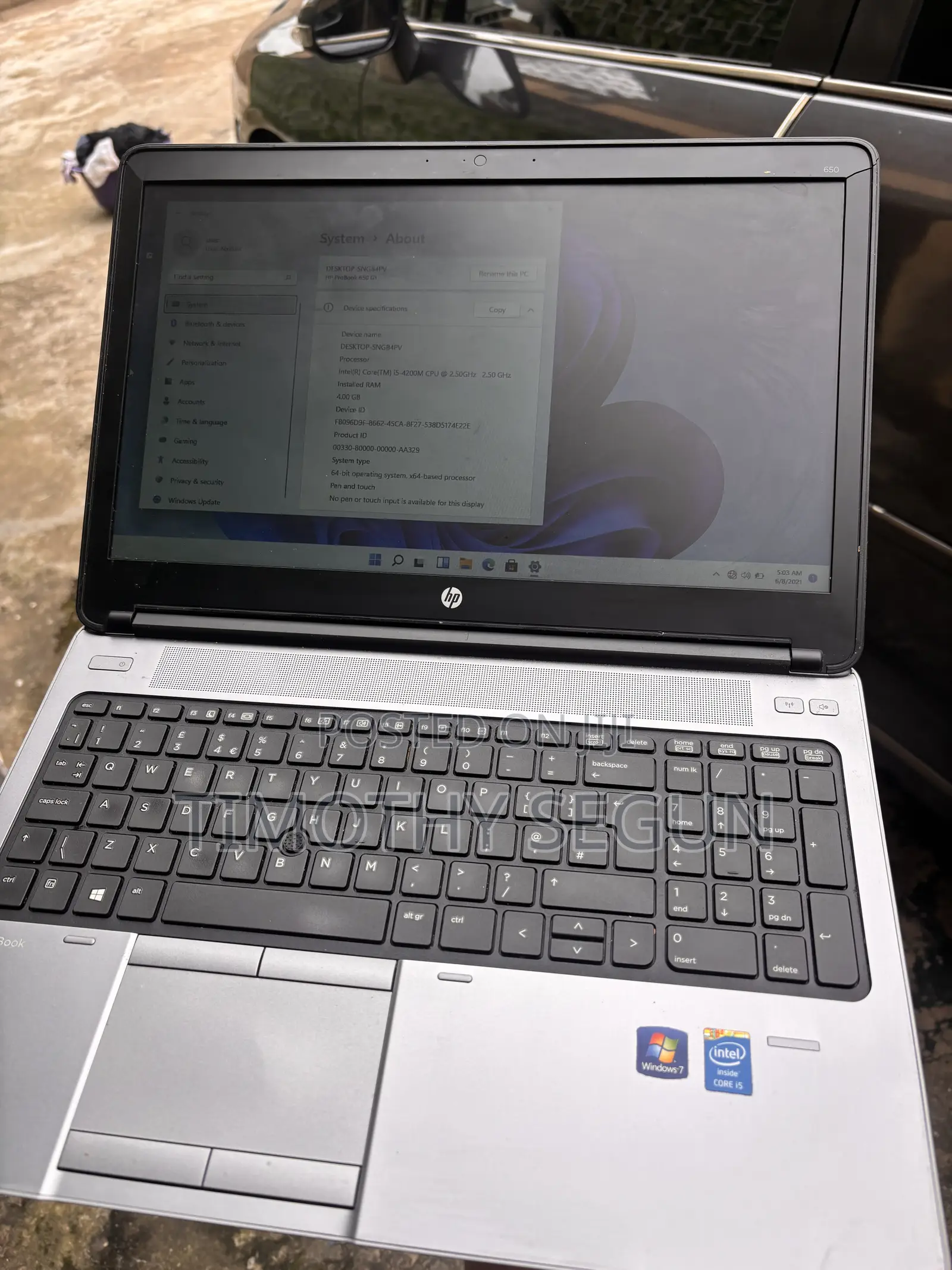 Laptop HP ProBook 650 G1 8GB Intel Core i5 SSD 320GB