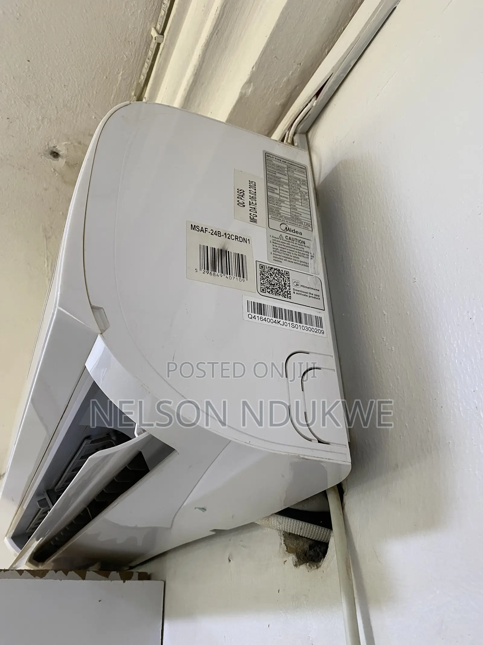 Midea 2HP Inverter Split AC Barely Used