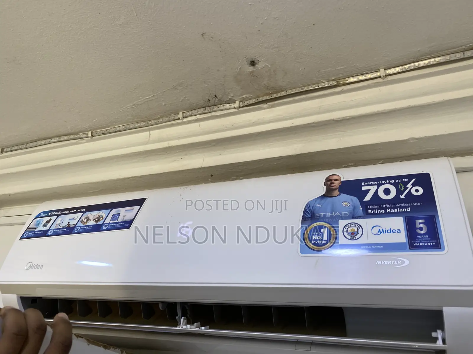 Midea 2HP Inverter Split AC Barely Used