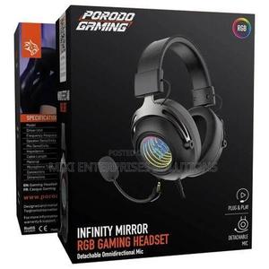 Porodo Gaming Infinity Mirror RGB Gaming Headset (Black)
