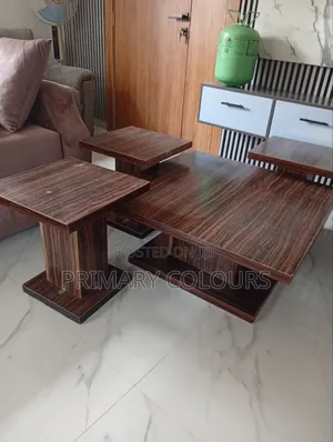 TV Stand. Centre Table and Side Stools