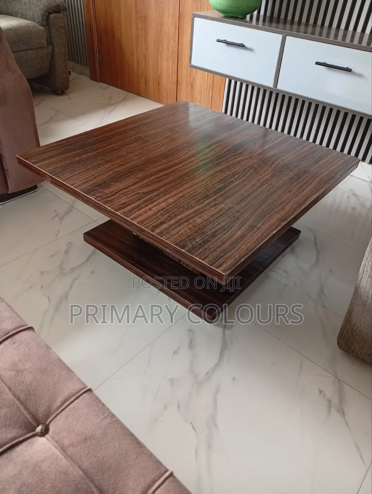 TV Stand. Centre Table and Side Stools
