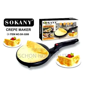 Sokany Electric Crepe Maker (Model HY-901) 650W Power