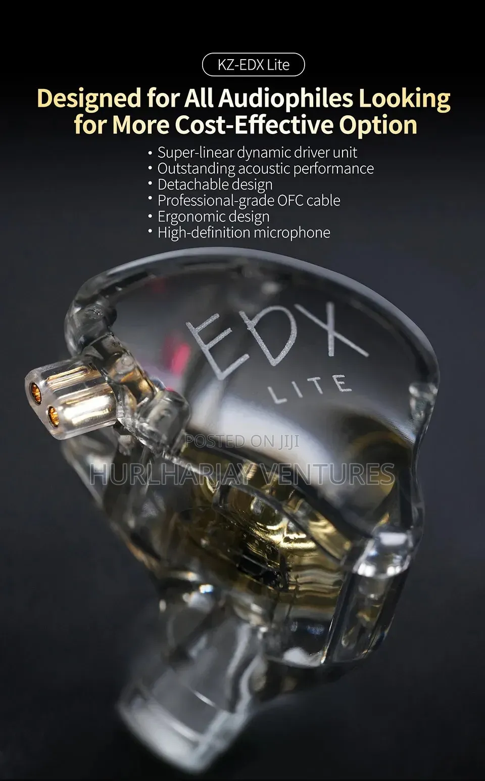 KZ EDX Lite (NoMic Model)