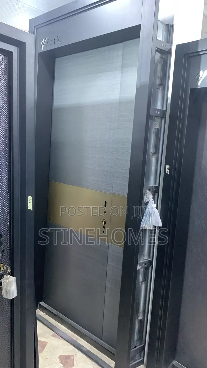 Fireproof Security Steel Door With Smart Lock