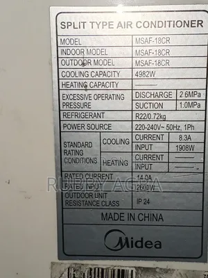 Midea Split Unit 2hpp