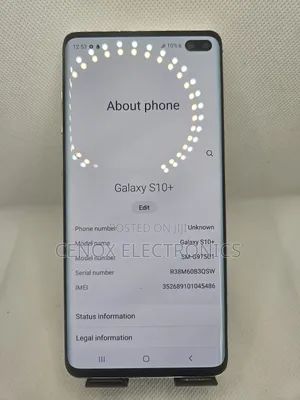 Samsung Galaxy S10 Plus 128 GB White