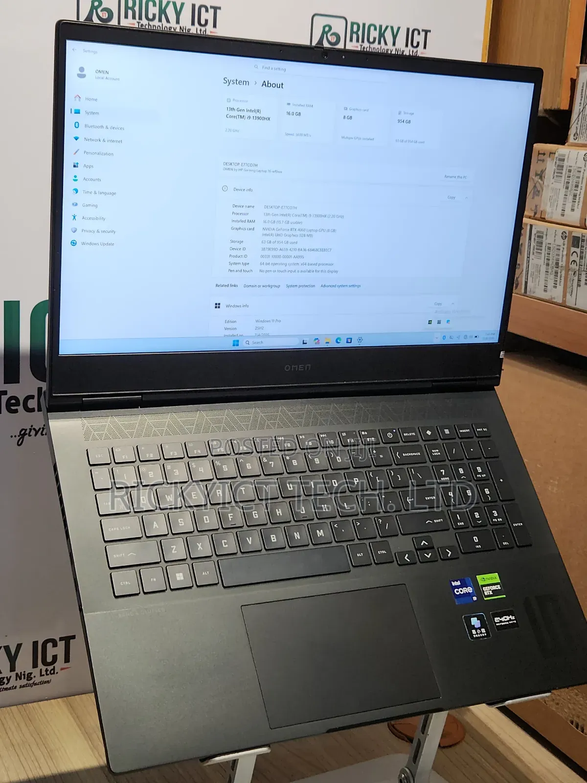 Laptop HP Omen 16 16GB Intel Core i9 SSD 1T