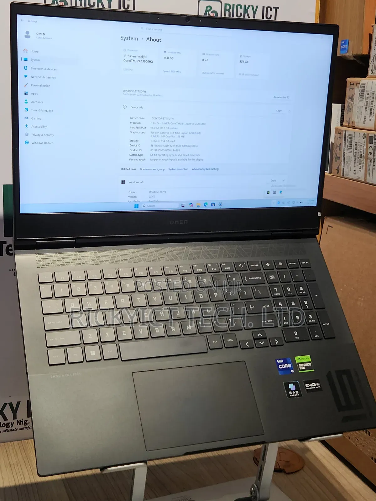 Laptop HP Omen 16 16GB Intel Core i9 SSD 1T