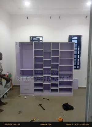 6ft by 6ft Open Wardrobe, Shoe Rack, Bag Rack