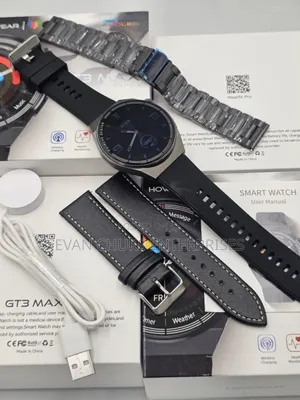 GT3 Max Comes With 3 Strap chain.rubber and Leather